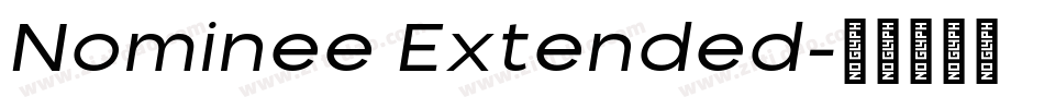 Nominee Extended字体转换